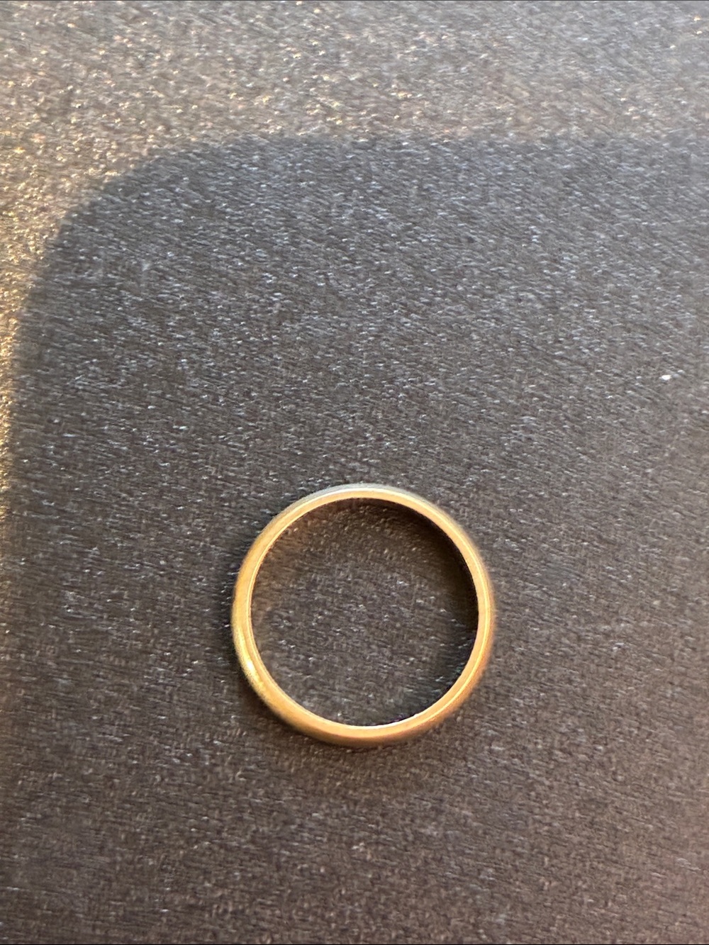 14 K Gold Band Ring. 
Size 5 3/4. 2.22 grams